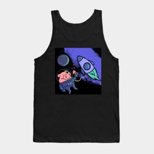 Pig in Space Tank Top